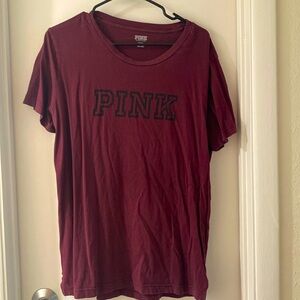 Juniors Pink tee